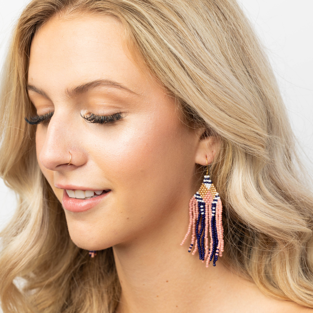 Gloria Seed Bead Earrings - Concordia Style Boutique