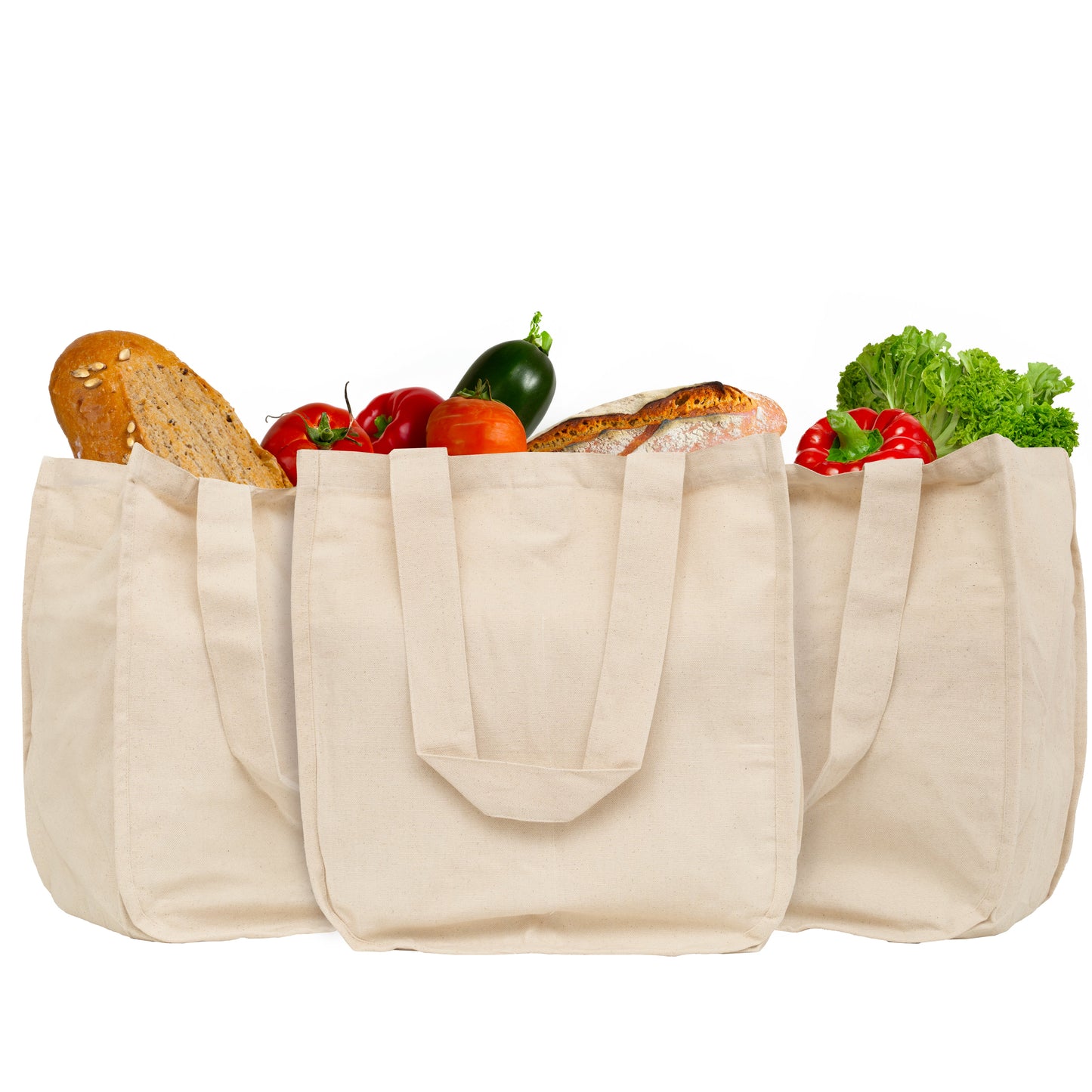 Canvas Grocery Tote Bags - Concordia Style Boutique