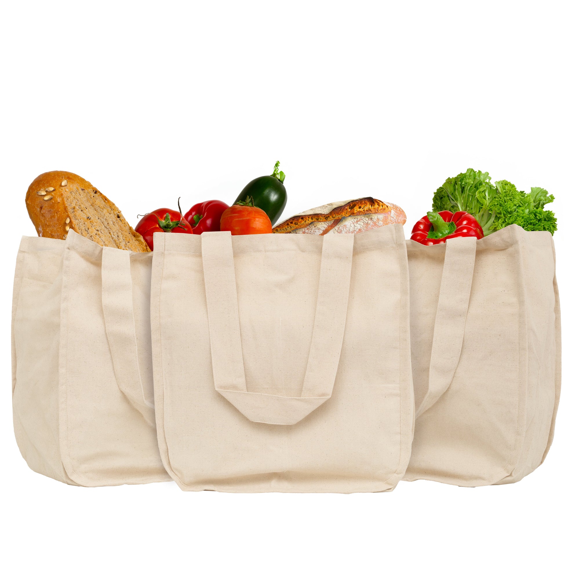 Canvas Grocery Tote Bags - Concordia Style Boutique