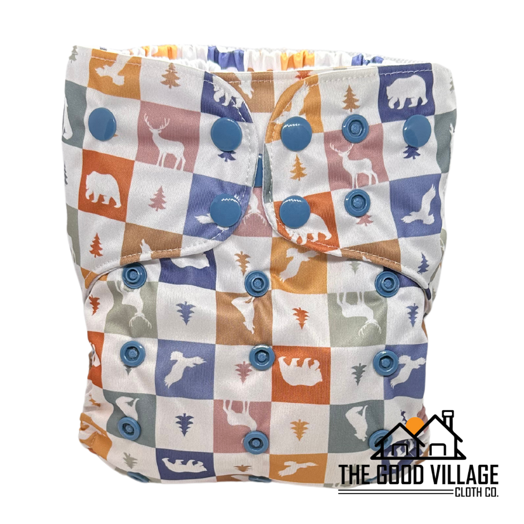 One Size Pocket Diaper | Wild Pals - Concordia Style Boutique