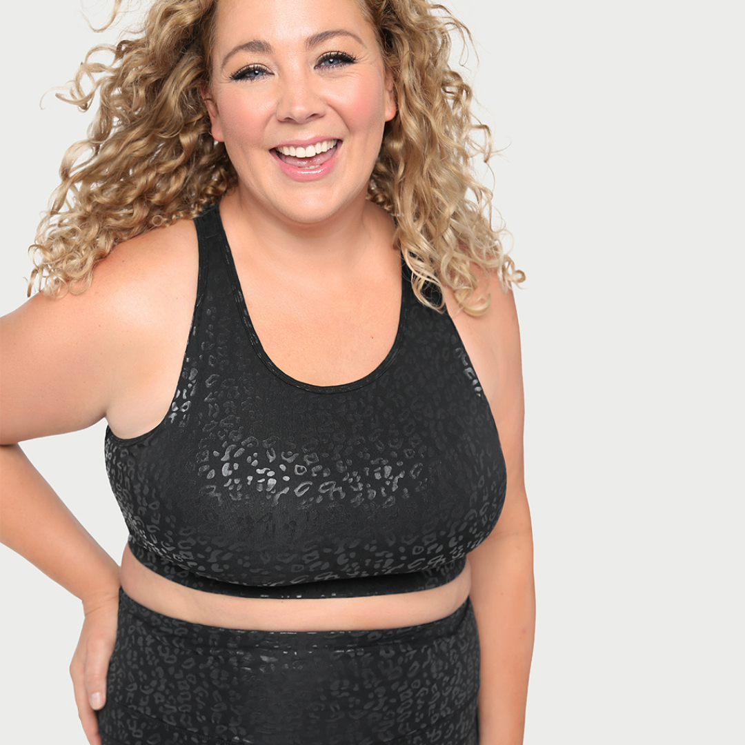 Metallic Cheetah Active Legging