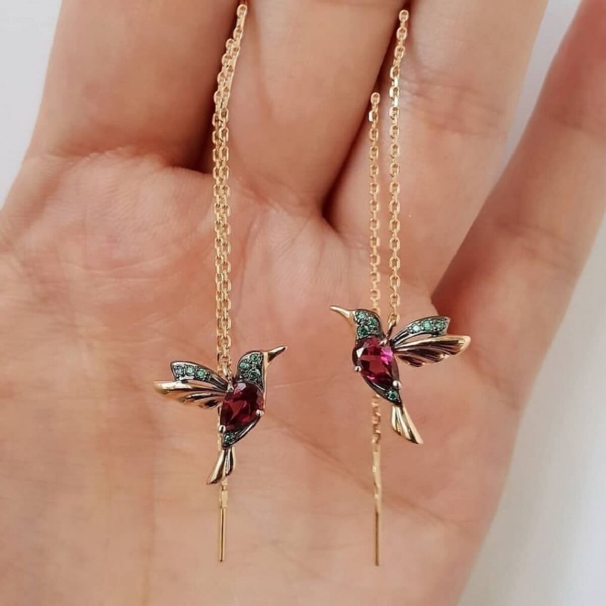 HUMMINGBIRD EARRINGS (PAIR) - Concordia Style Boutique