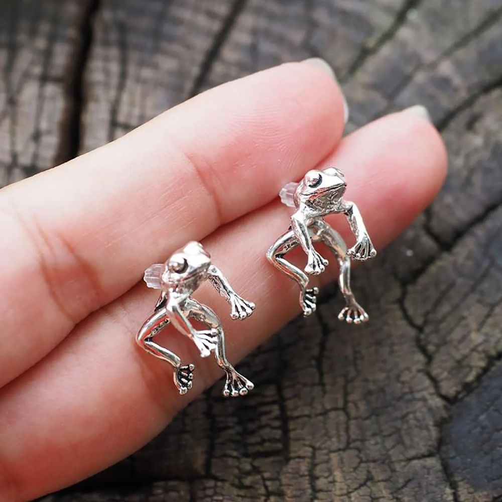 FROG EARRINGS (PAIR) - Concordia Style Boutique
