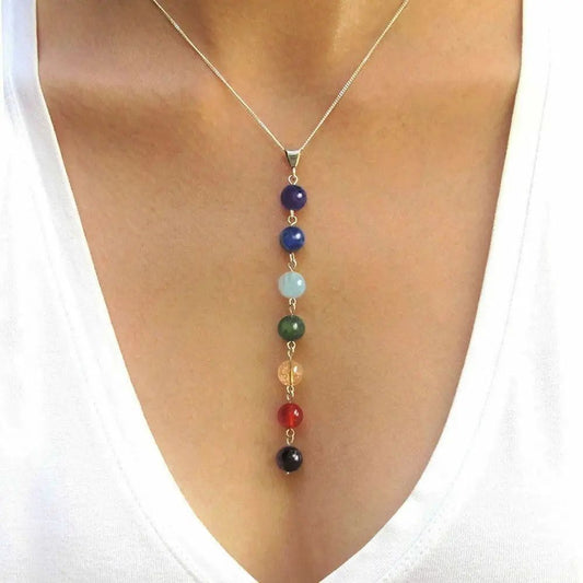 CHAKRAS BEAD NECKLACE - Concordia Style Boutique