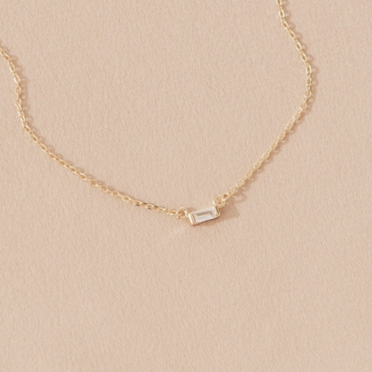 BAGUETTE NECKLACE - Concordia Style Boutique