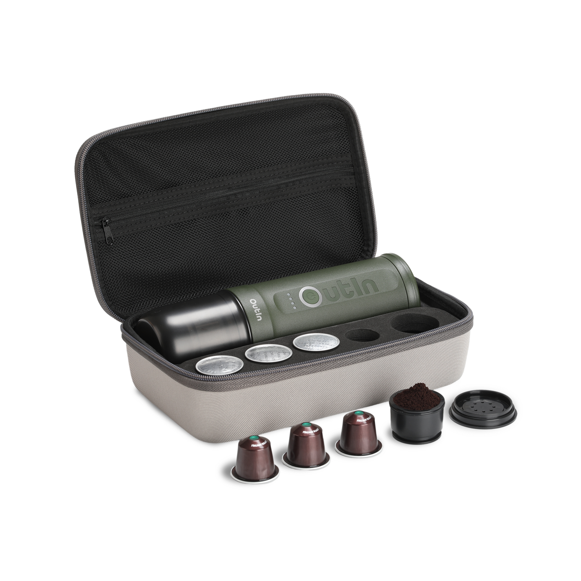 Traveler Espresso Gift Set (Forest Green) - Concordia Style Boutique