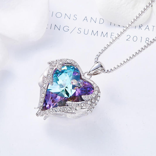 HEART AND WINGS NECKLACE - Concordia Style Boutique