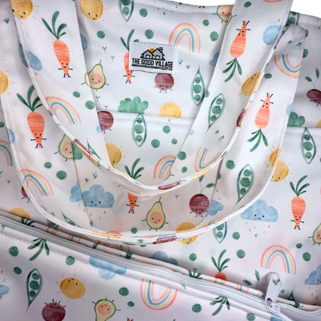 Large Hanging Wetbag | Veggies - Concordia Style Boutique