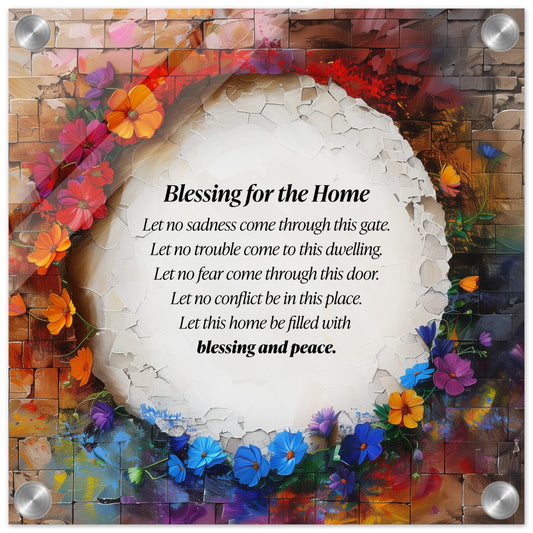 Blessing for the Home Acrylic Print