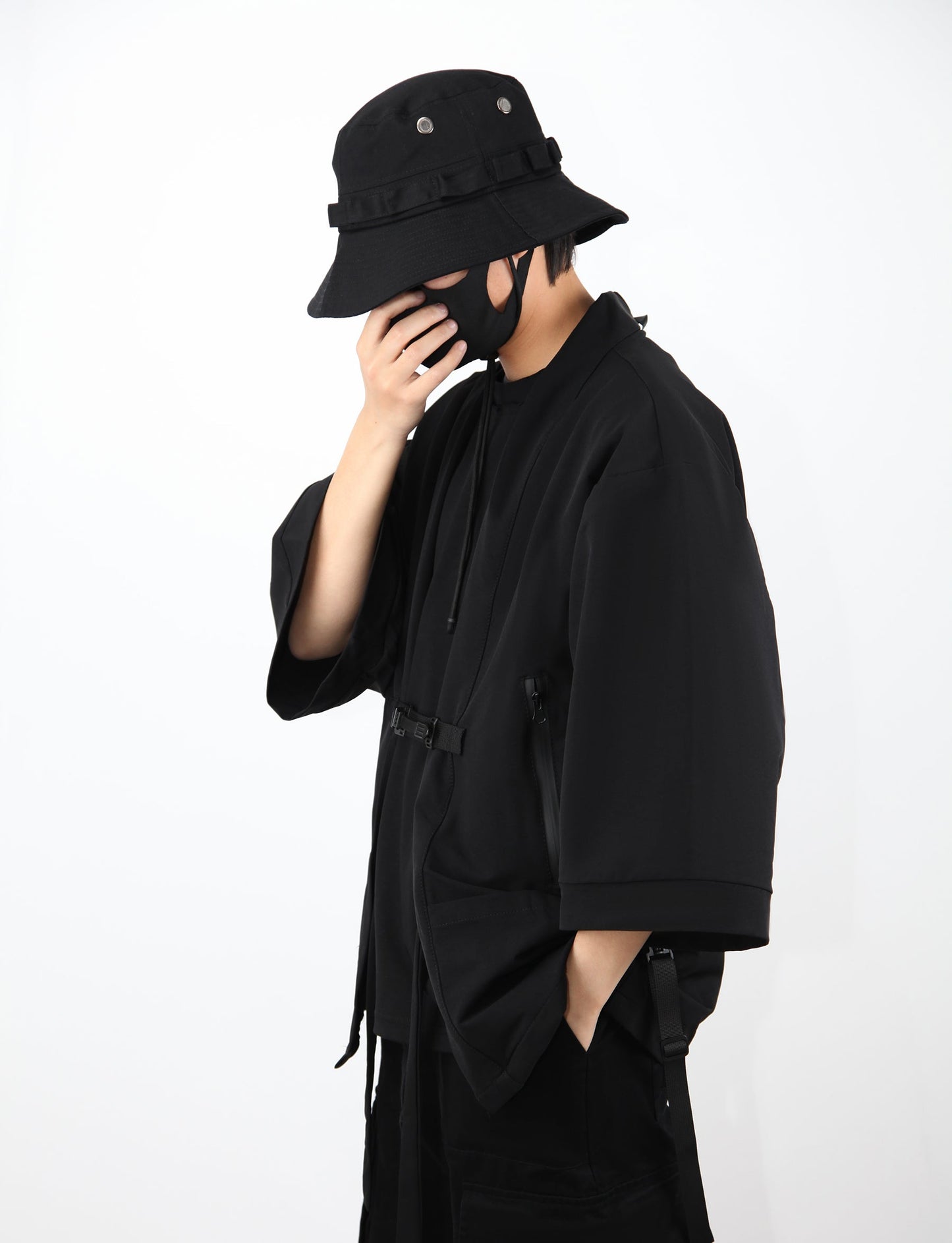 YET1 Shadow Samurai Kimono - Concordia Style Boutique