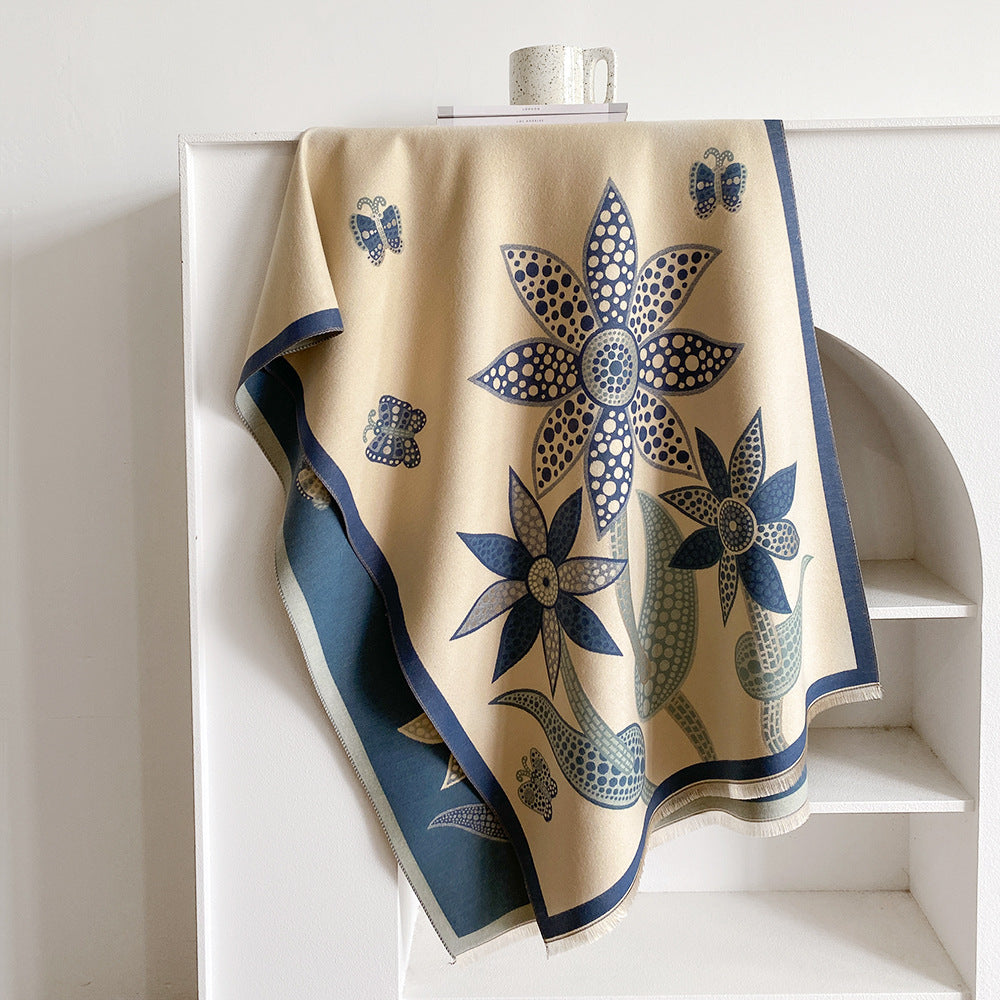 Women's Scarf - Soft Winter Artificial Cashmere For All Day Warmth And Comfort