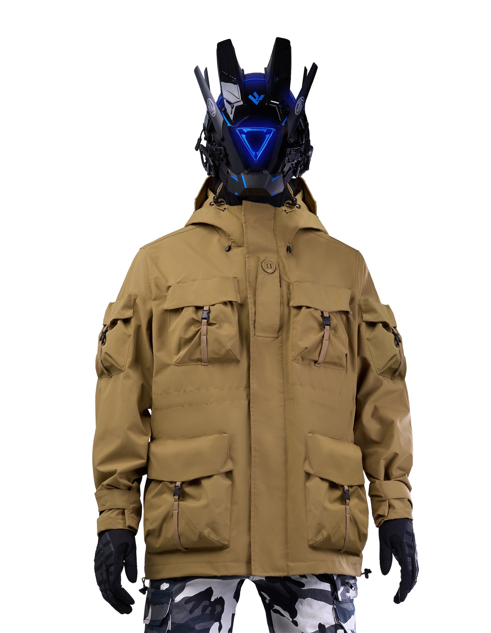 APEJ8 Khaki Tactical Wilderness Jacket - Concordia Style Boutique