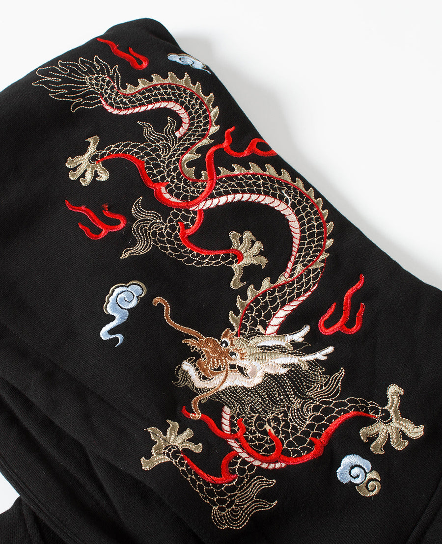 KH9190 Dragon Embroidery Hoodie - Concordia Style Boutique