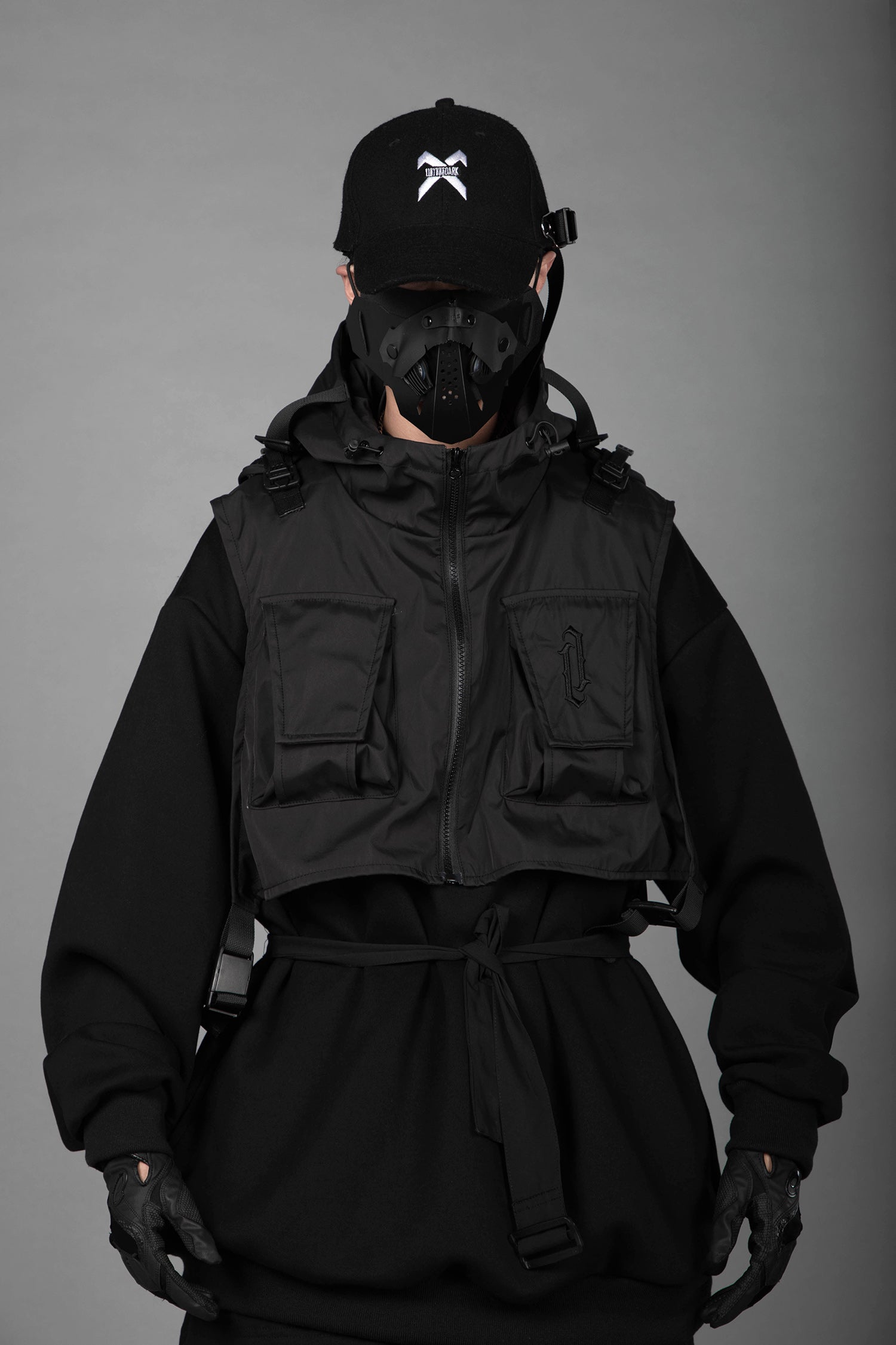 HiH34 Black Tech Guard Hoodie - Concordia Style Boutique