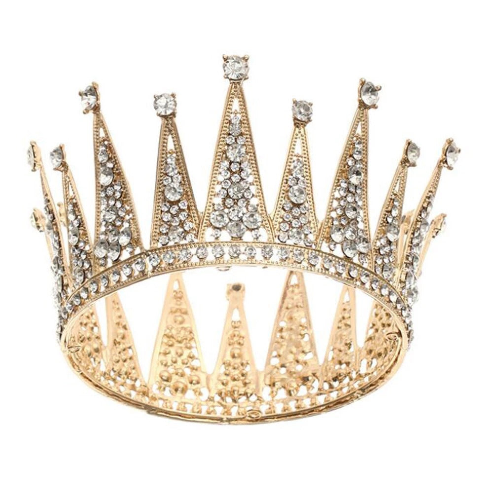 Fashion Bridal Hair Accessories - Alloy Hollow Diamond Crown - Premium Alloy Hollow Diamond Crown from Concordia Style Boutique - Just $27.23! Shop now at Concordia Style Boutique