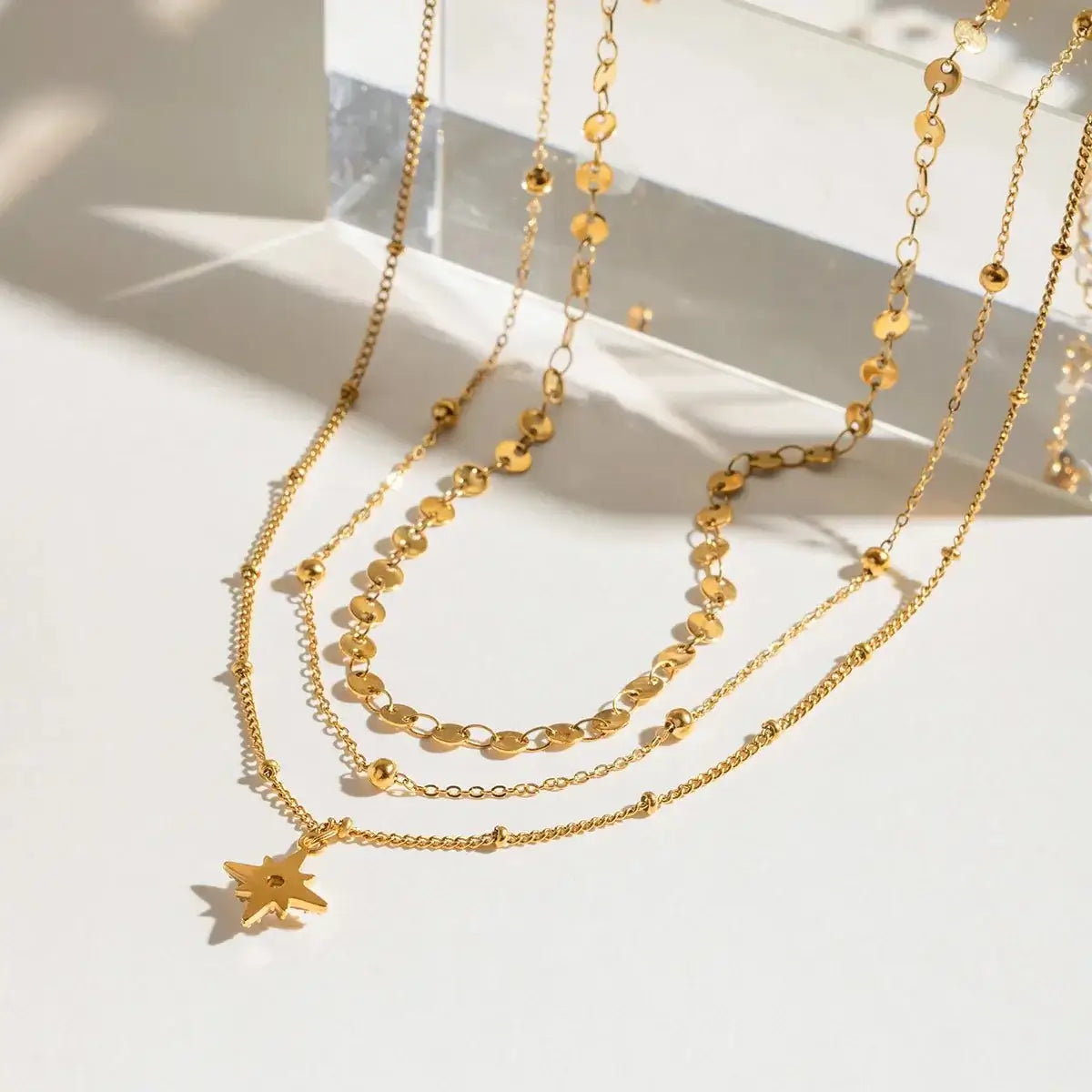 Stellar Drift Layered Necklace