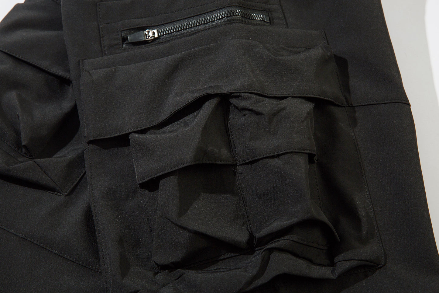 IBP442 Matte Black Cargo Joggers - Concordia Style Boutique