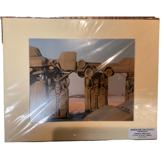 Carhenge Image "Where Are The Druids?"  | 8x10 Photograph | 2 The Ends of the Earth