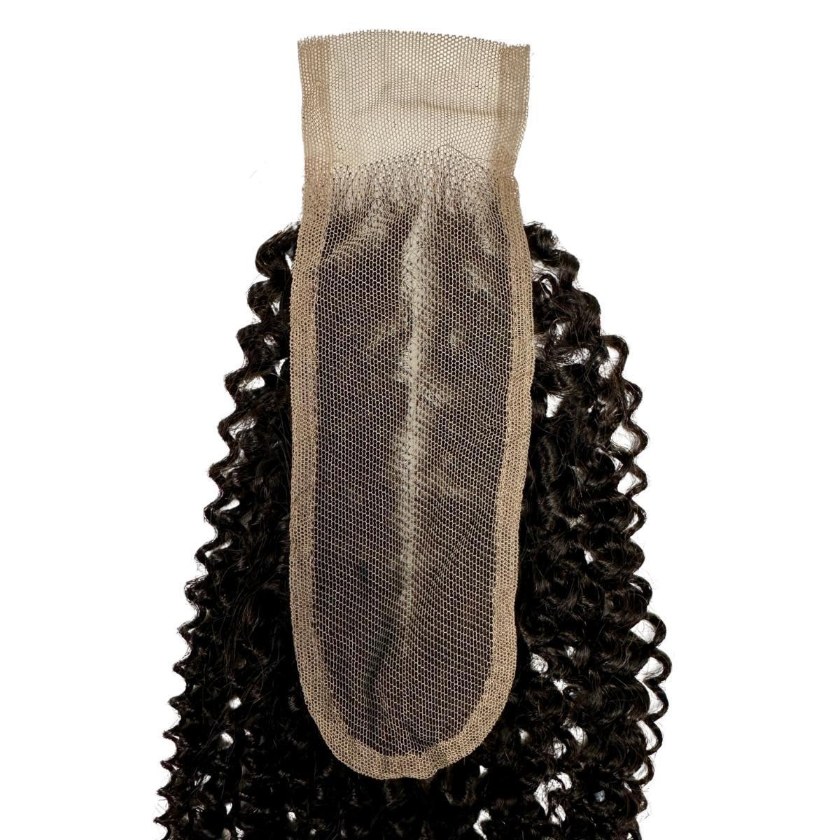 Jerry Curl 2x6 Transparent Lace Human Hair Closure