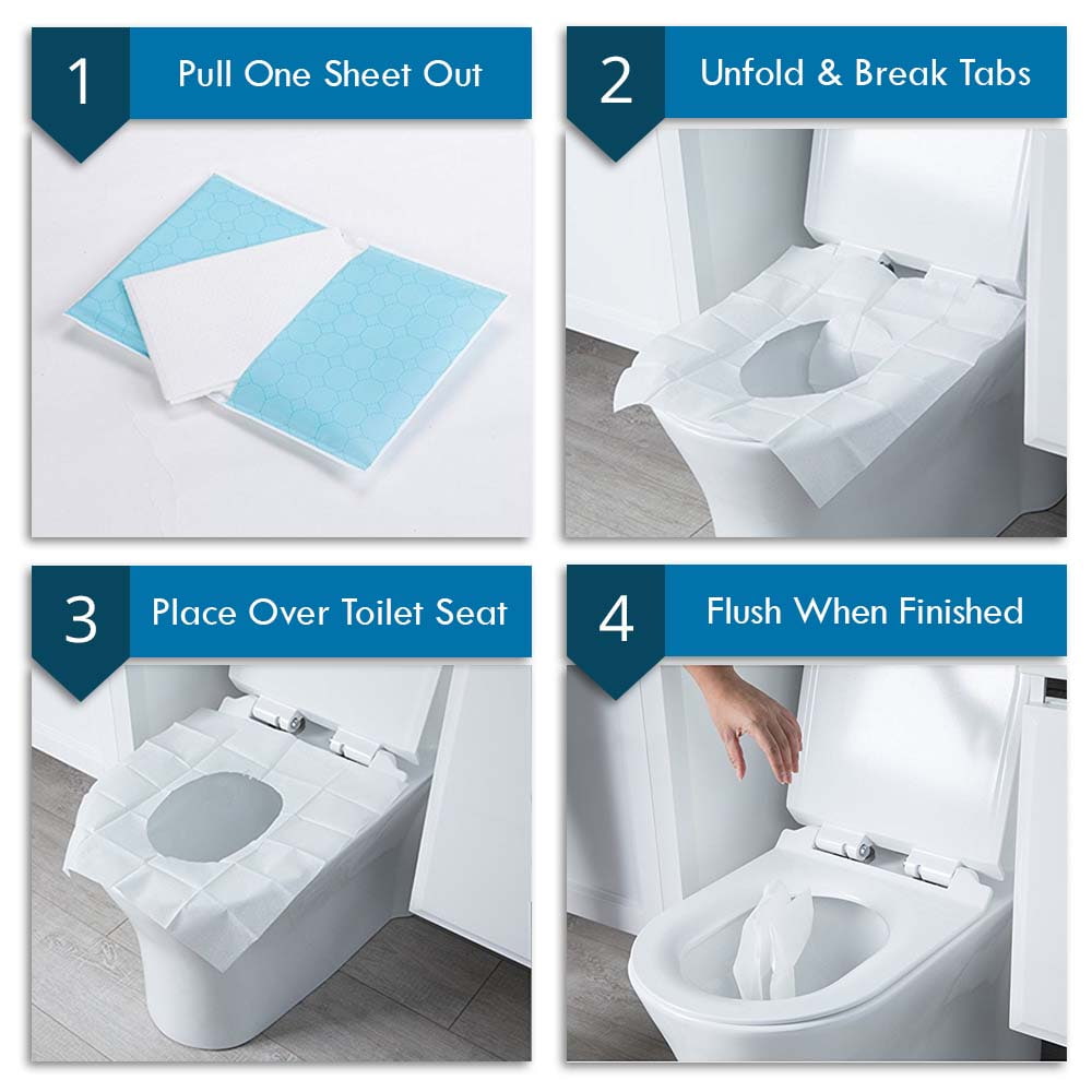Neat Sheet - Toilet Seat Covers (10 Pack) - Concordia Style Boutique