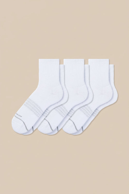 3-Pack Women's 3D Sports Crew Socks