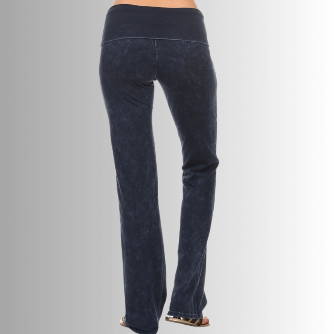 Bootcut Flare Mineral Washed Jeggings Made in USA - Concordia Style Boutique