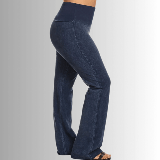 Bootcut Mineral Washed Jeggings in Plus Size - Concordia Style Boutique