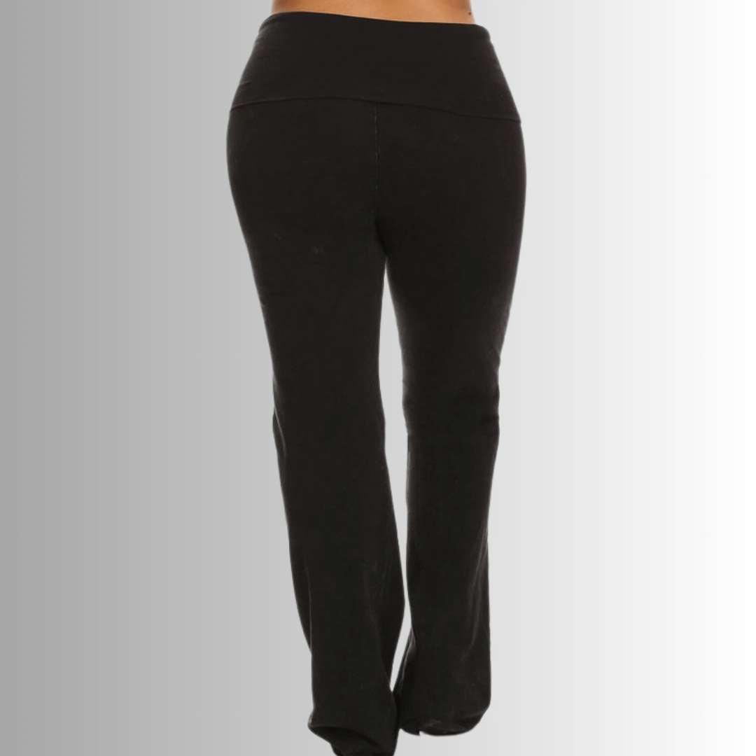 Bootcut Mineral Washed Jeggings in Plus Size - Concordia Style Boutique