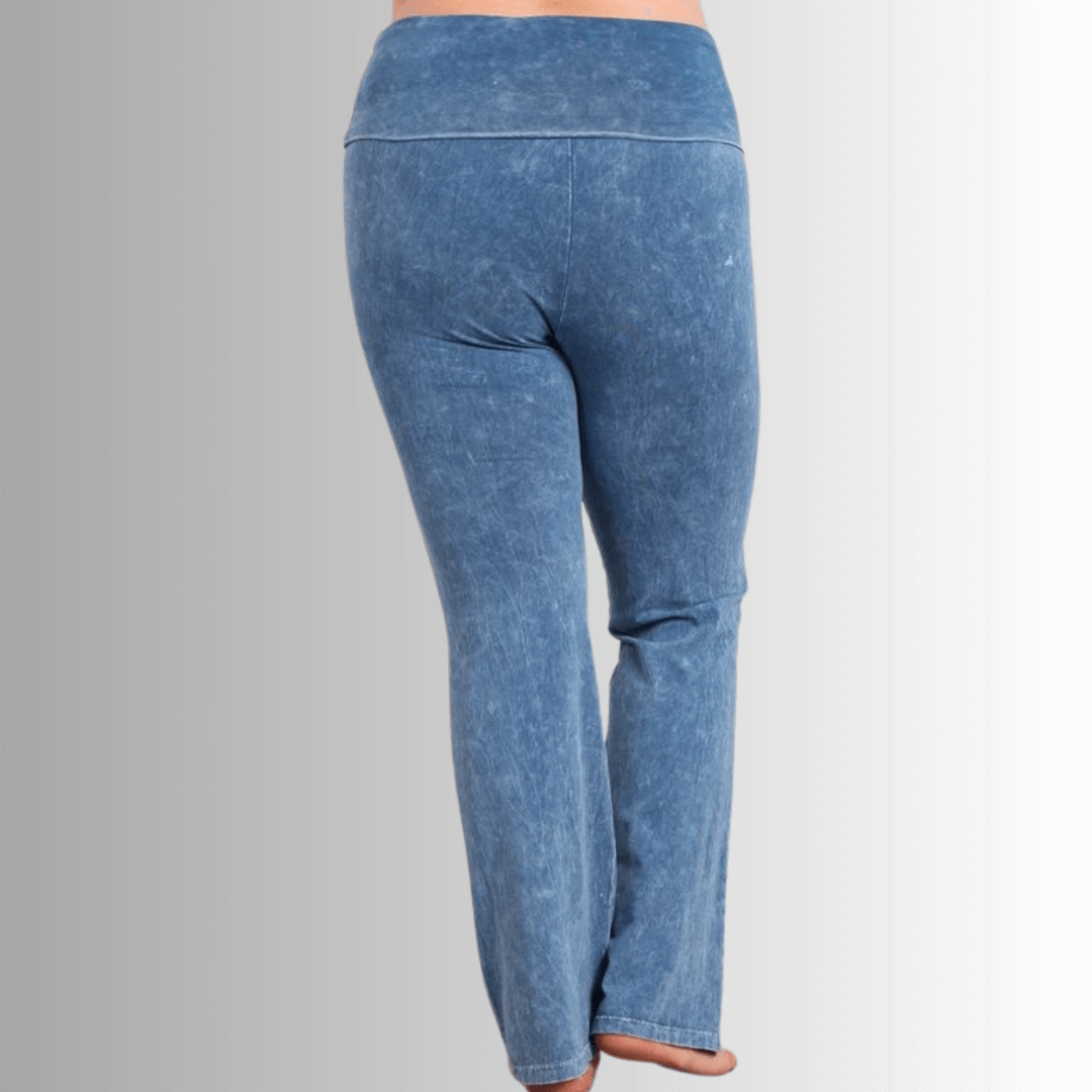 Bootcut Mineral Washed Jeggings in Plus Size - Concordia Style Boutique