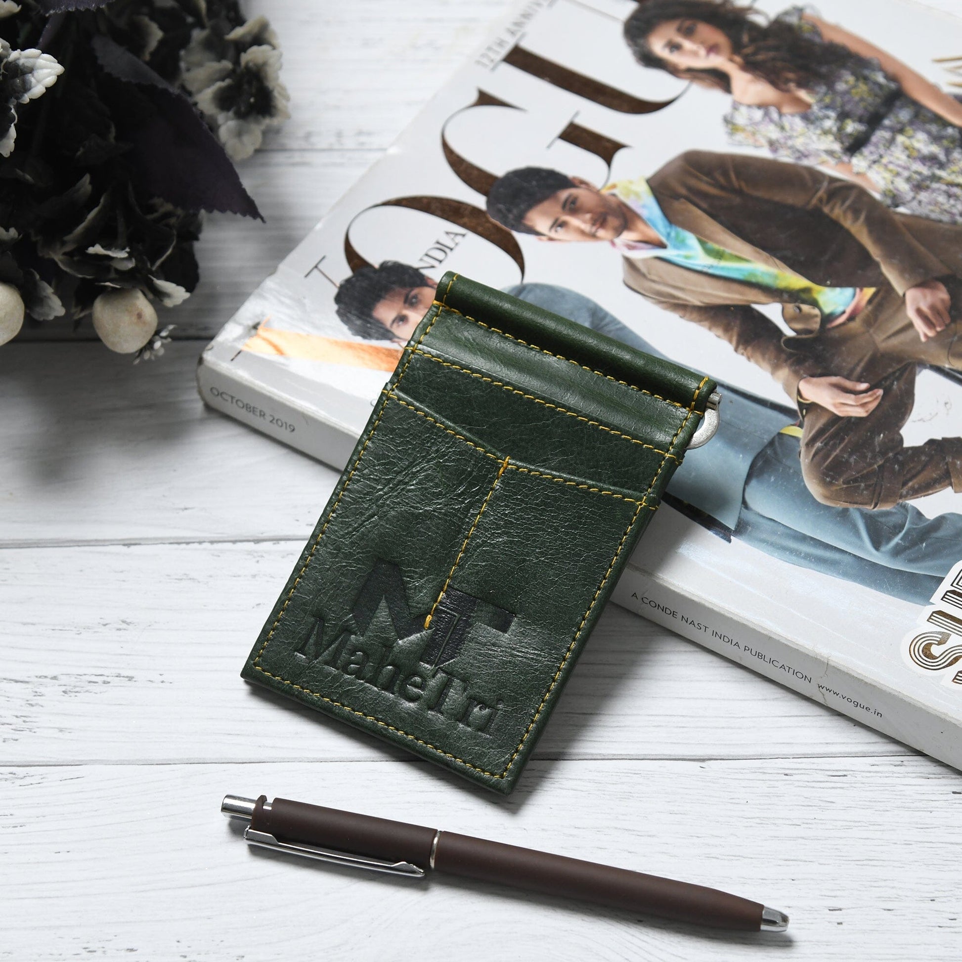 Finley Money Clipper- Green - Concordia Style Boutique