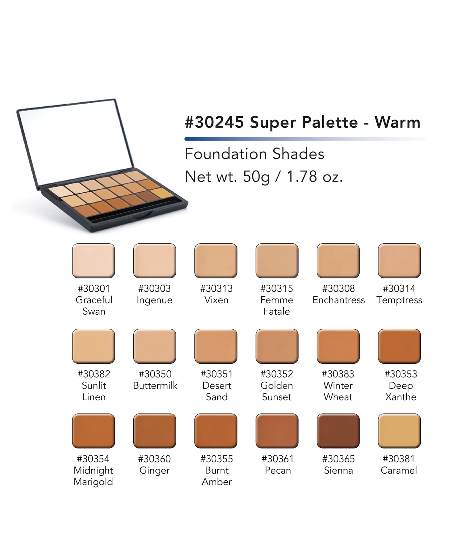 Glamour Crème™ Ultra HD Foundation Super Palettes - Concordia Style Boutique