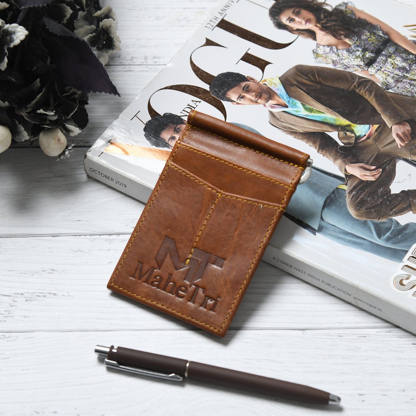 Finley Money Clipper- Tan Brown - Concordia Style Boutique