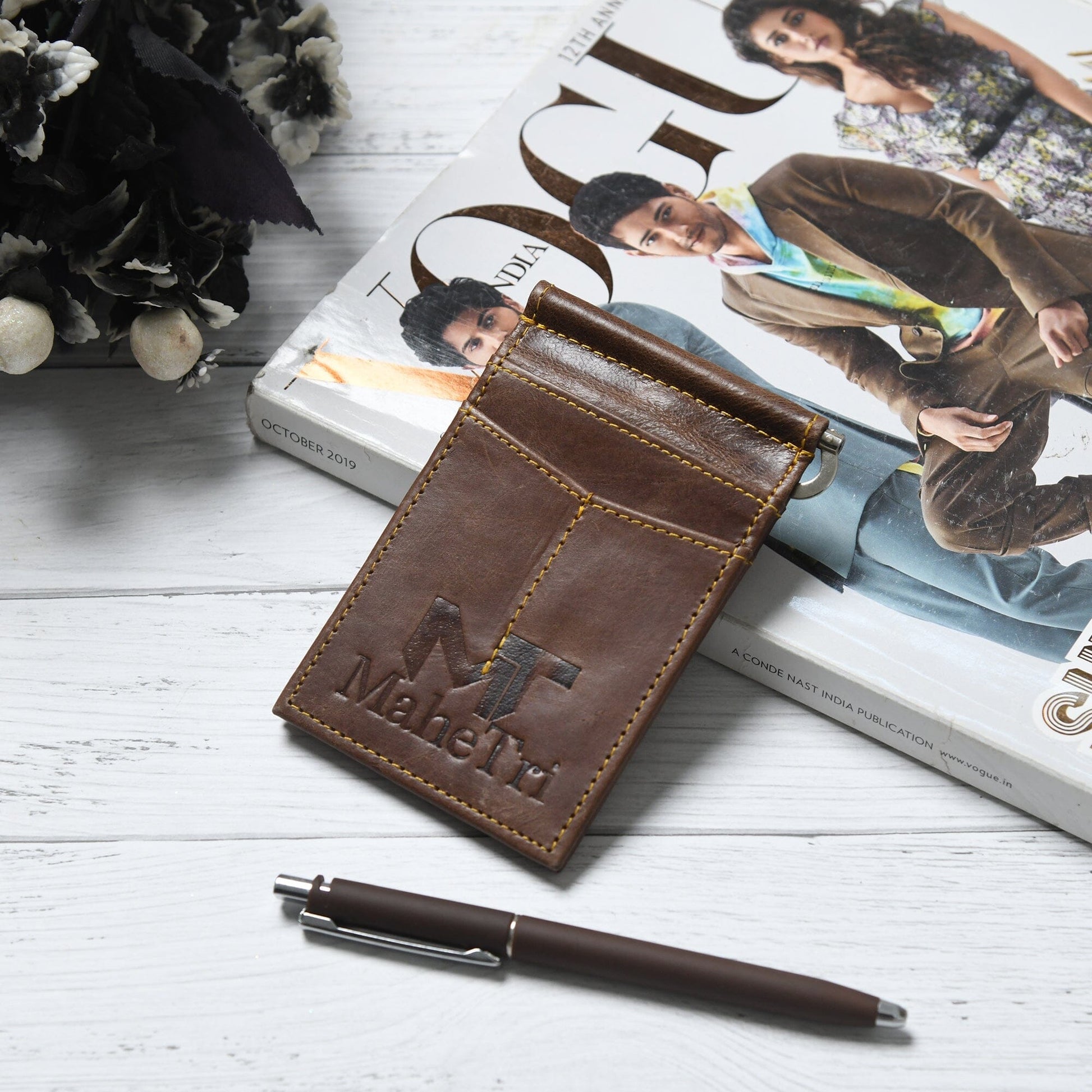 Finley Money Clipper- Walnut Brown - Concordia Style Boutique