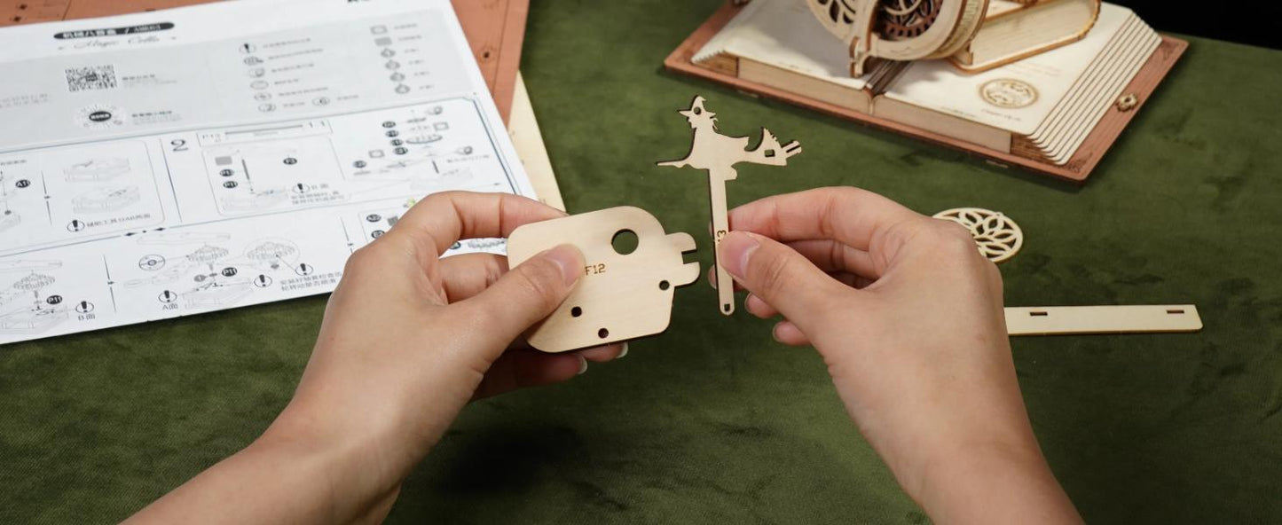 ROBOTIME - Wooden Music Box Puzzles for Adults AMK63 / Magic Cello / 3D Wooden Puzzles for Adults and Teens / Wooden Model Kits to Build - Premium Music Box from Concordia Style Boutique - Just $62.37! Shop now at Concordia Style Boutique