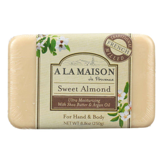 A La Maison Sweet Almond Bar Soap (8.8 Oz.) - Concordia Style Boutique