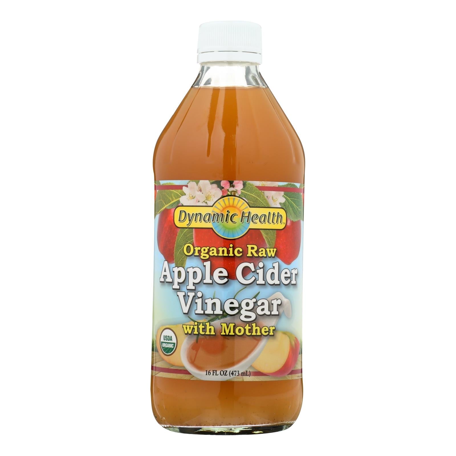 Dynamic Health Organic Apple Cider Vinegar with Mother (16 Fl Oz.) - Premium Botanicals And Herbs from Cozy Farm - Just $24.91! Shop now at Concordia Style Boutique