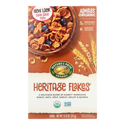 Nature's Path Organic Heritage Flakes Cereal, Rich in Whole Grains & Fiber (Pack of 12) - Concordia Style Boutique