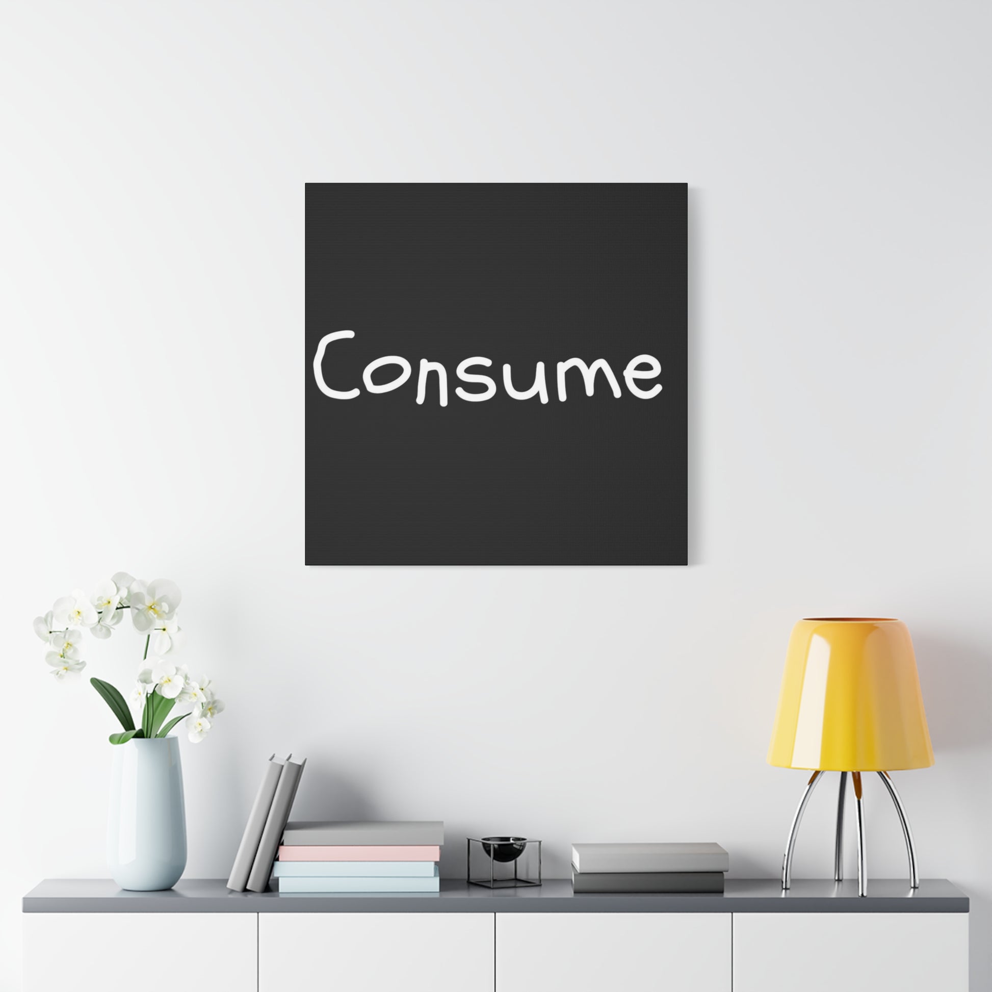 Classic Canvas -"Consume" - Premium Canvas from Concordia Style Boutique - Just $26.40! Shop now at Concordia Style Boutique