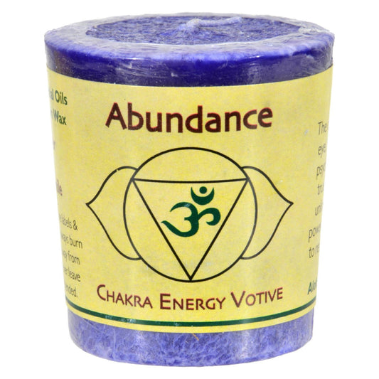 Aloha Bay Chakra Votive Candles - Abundance - Prosperity, Wealth, Success, Opportunity - 2oz - Concordia Style Boutique