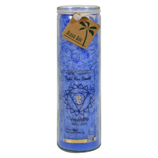 Aloha Bay 17 Oz Blue Chakra Scented Candle in a Jar - Concordia Style Boutique