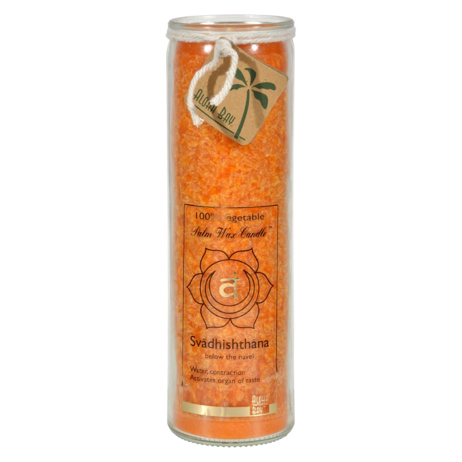 Aloha Bay Chakra Unscented Svādhishthana Orange Jar Candle (Pack of 1) - Concordia Style Boutique