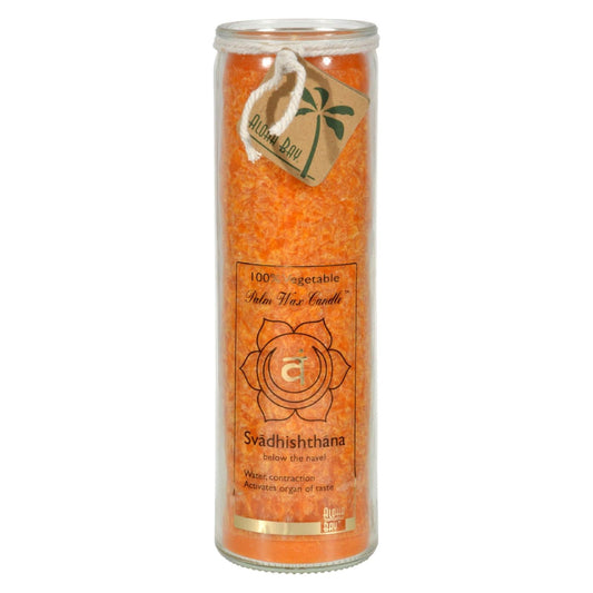 Aloha Bay Chakra Unscented Svādhishthana Orange Jar Candle (Pack of 1) - Concordia Style Boutique