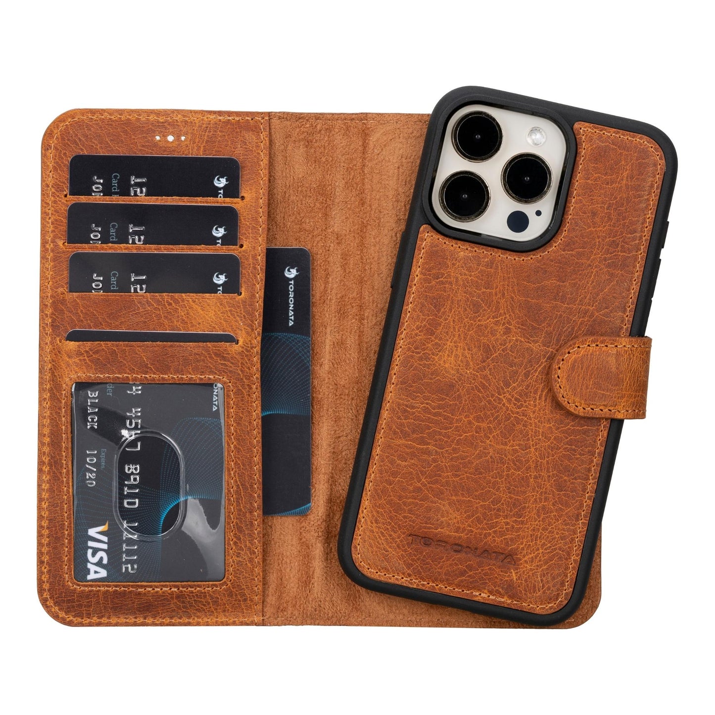 Casper iPhone 14 Series Detachable Leather Wallet Case - Concordia Style Boutique