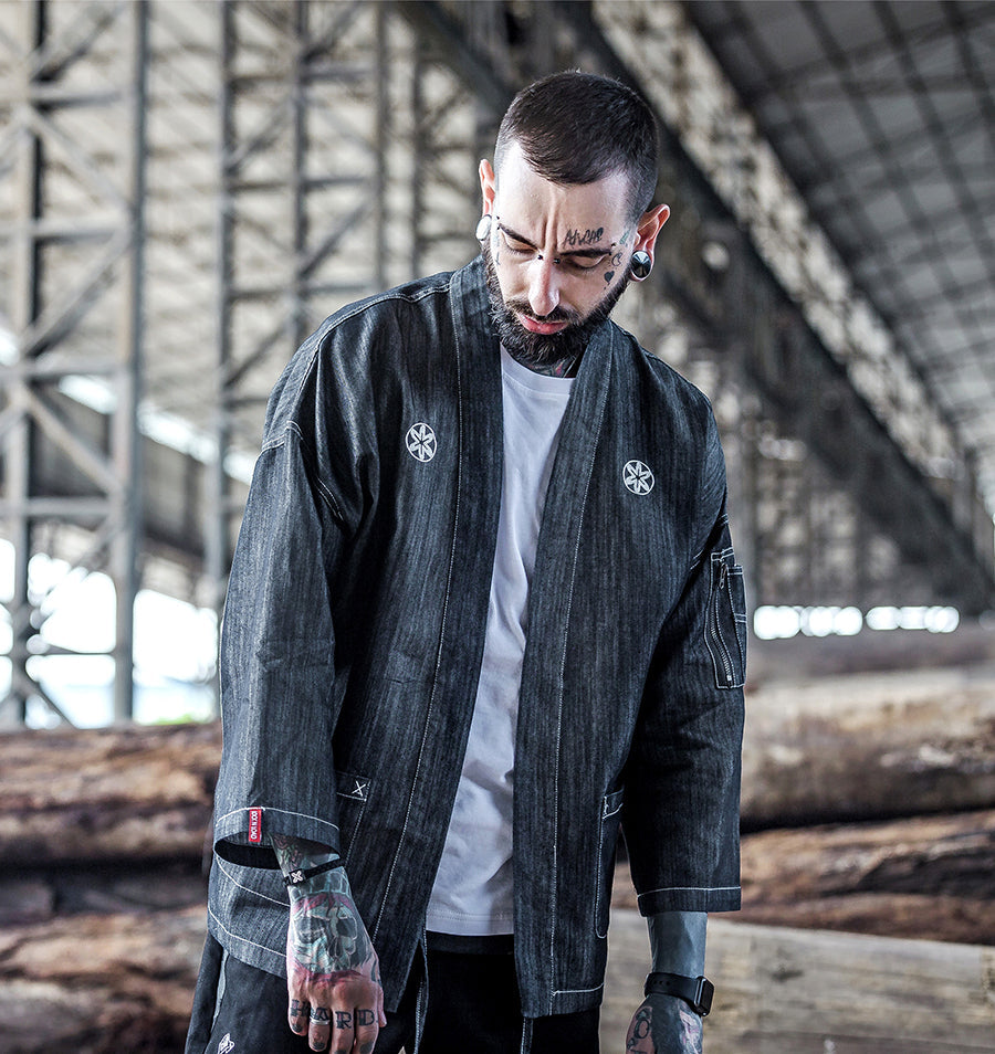 LALKW002 Dark Lotus Samurai Shirt - Concordia Style Boutique