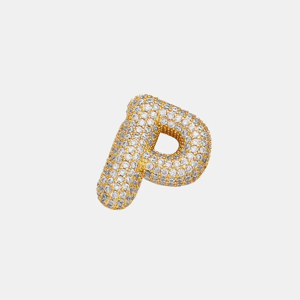 EmberLuxe "Glimmer" Bubble Letter Pendant (L-U)