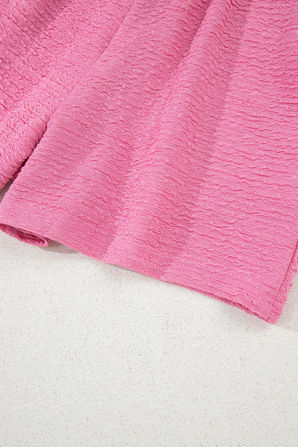 Luxury Textured V Neck T Shirt and Shorts Set - Concordia Style Boutique