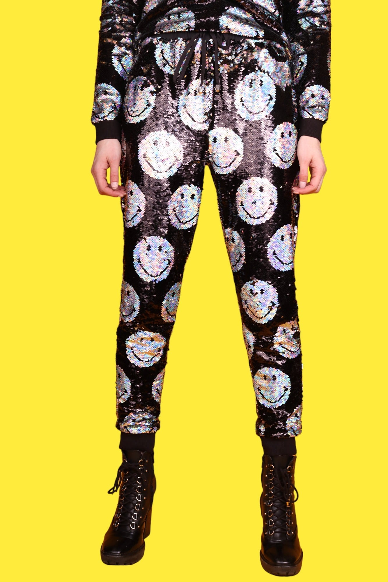 "Any Old  Iron" - x Smiley Iridescent Joggers - Premium Clothing from Any Old Iron - Just $175! Shop now at Concordia Style Boutique