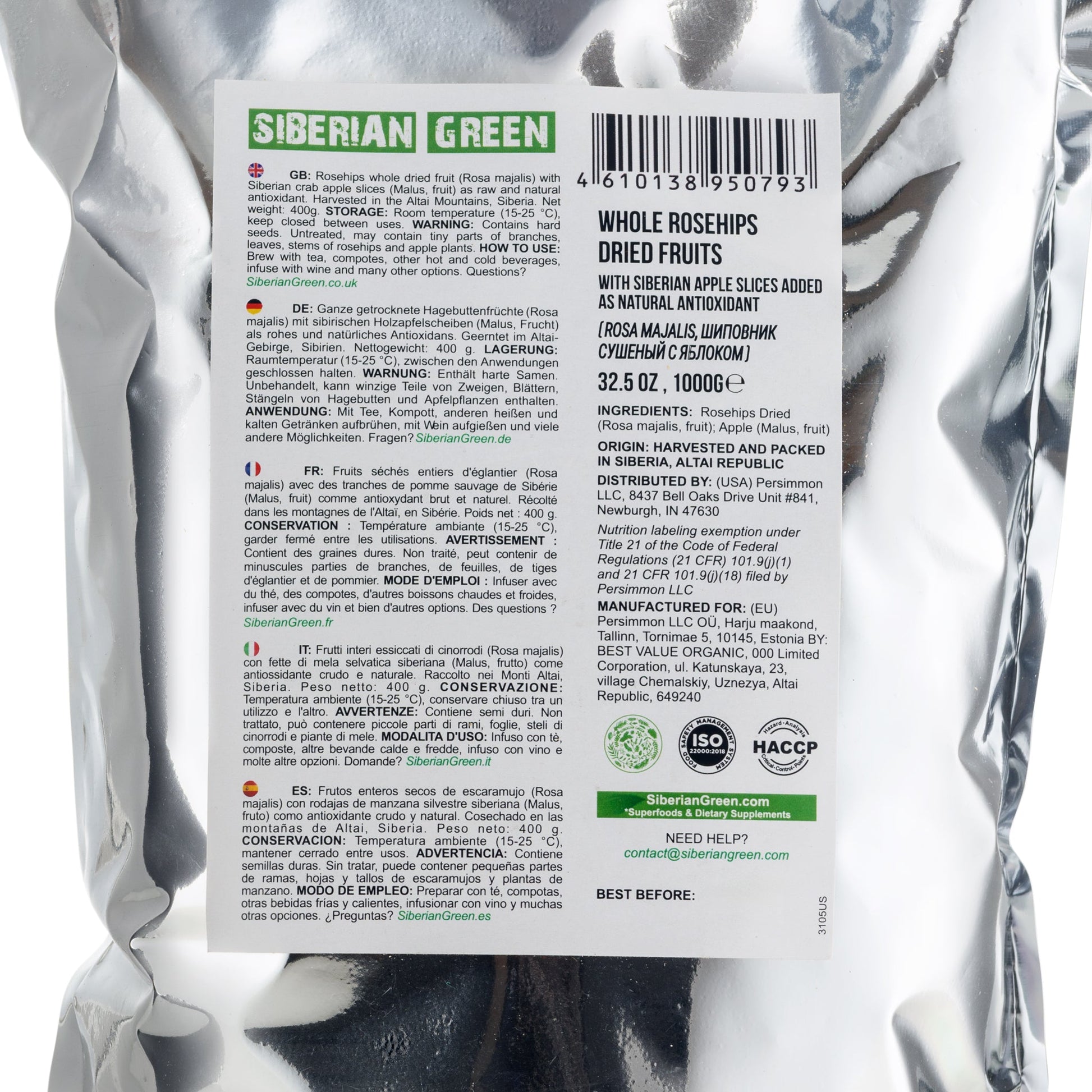 Antioxidant-Rich Superfood: Premium Dried Rose Hips with Apple Slices - Concordia Style Boutique