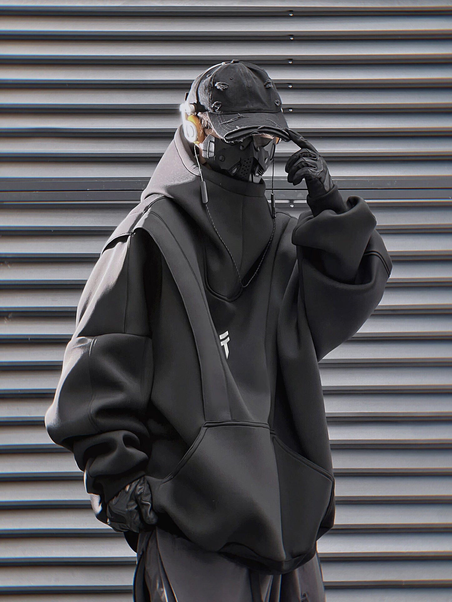 HiH50 Black Nexus Hoodie