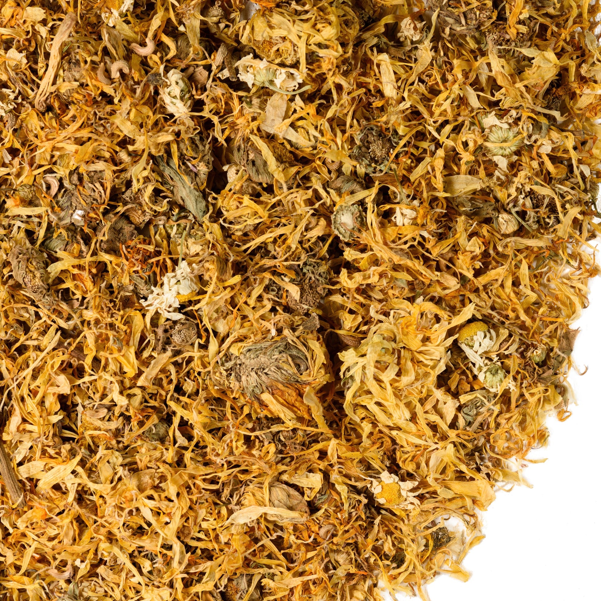 Siberian Green Calendula & Chamomile Tea – Wild Harvested Caffeine-Free (227g / 8 oz) - Concordia Style Boutique
